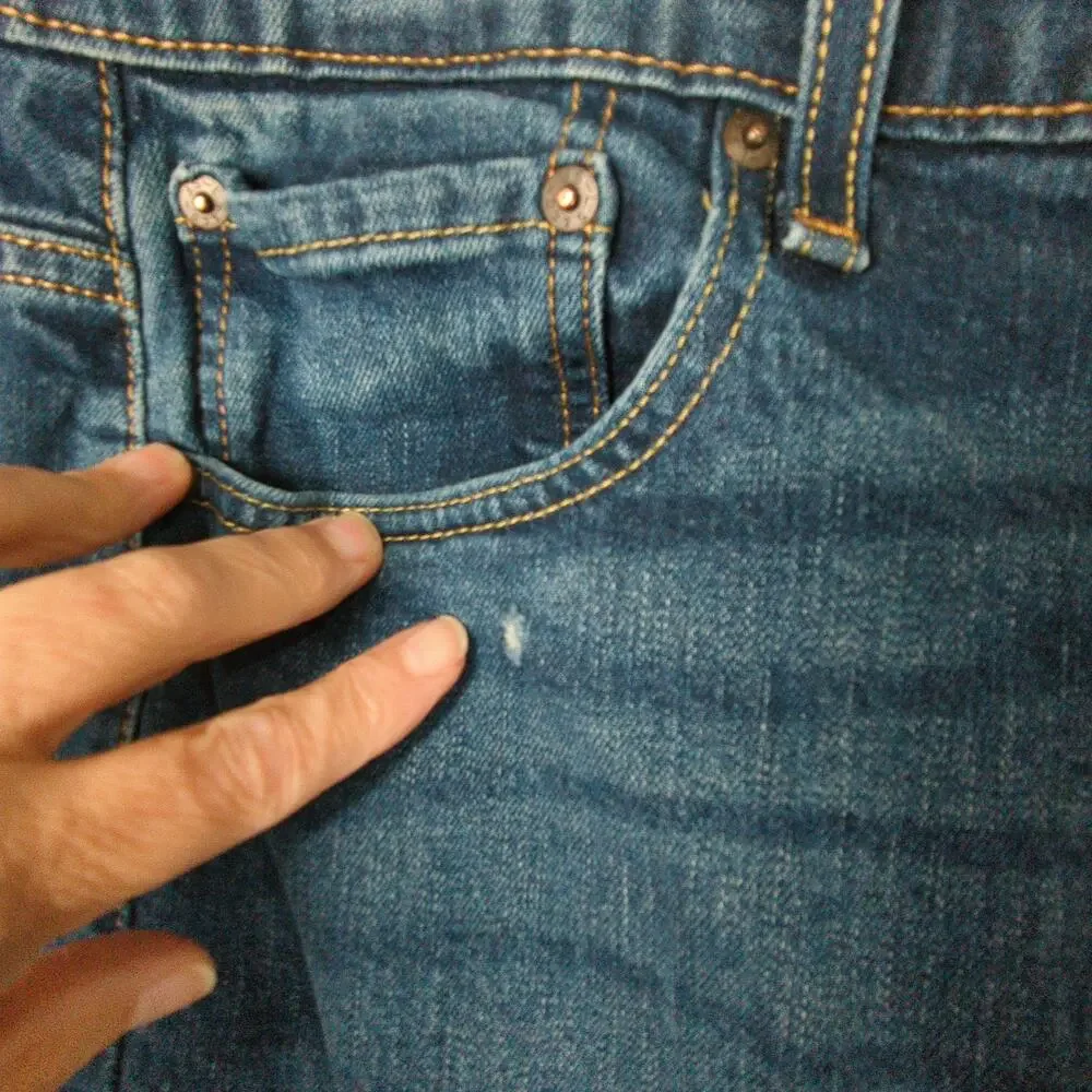 Levis 561 Jeans Mens 34x30 Blue Relaxed Straight Faded‎